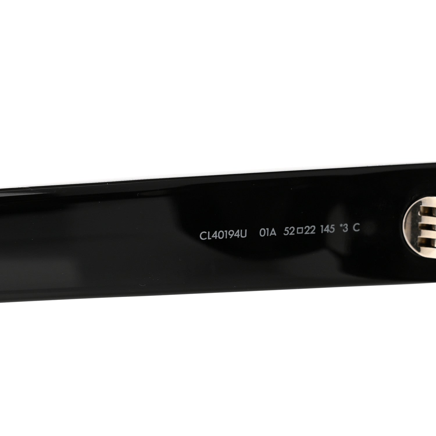 Celine Acetate Triomphe 01 Sunglasses CL 40194U Black 6 of 10