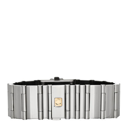 Omega Stainless Steel Diamond 19mm Constellation Quadra Quartz Watch Black 1528.46.00 3 of 4
