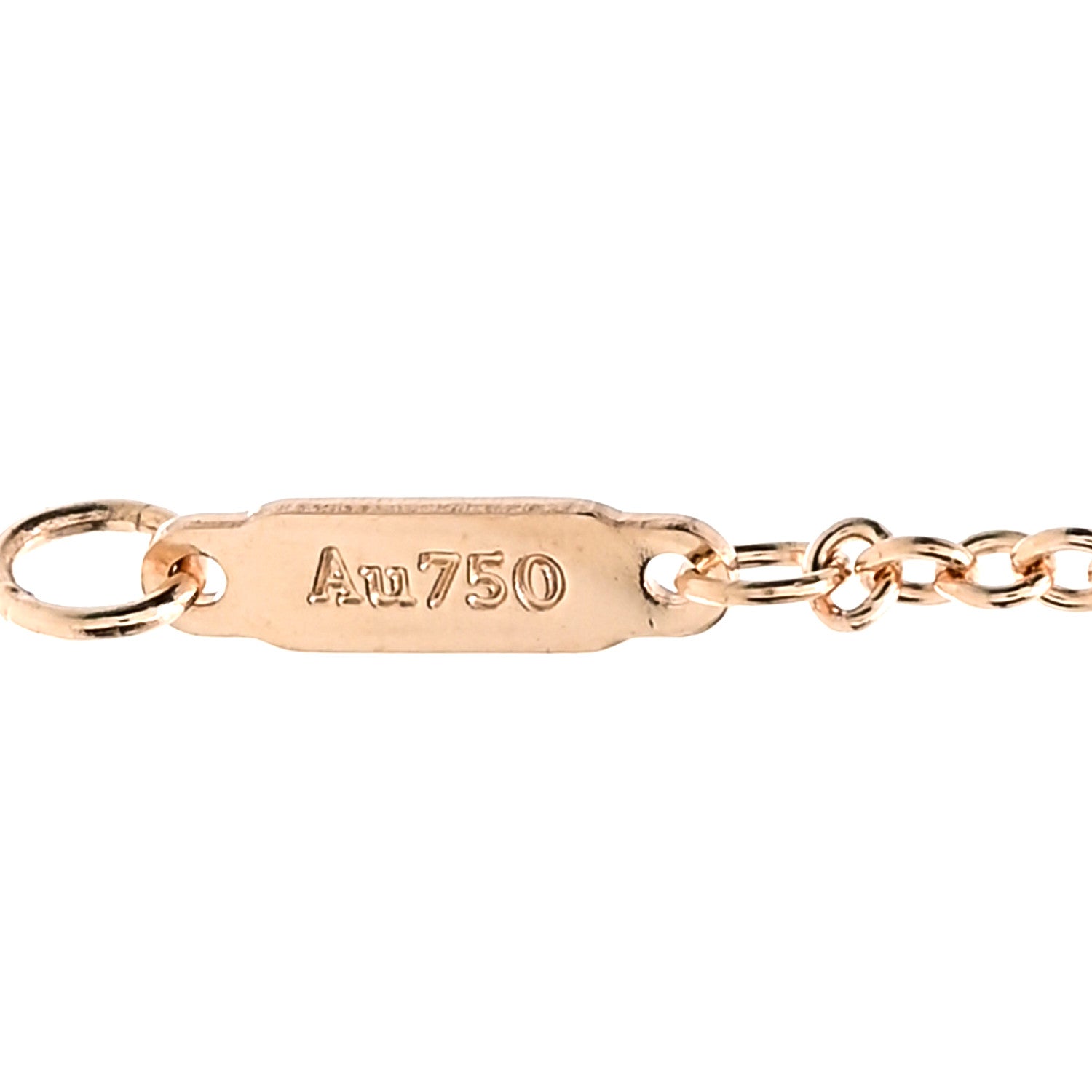 Tiffany 18K Rose Gold Diamond Atlas Pierced Bracelet 4 of 4