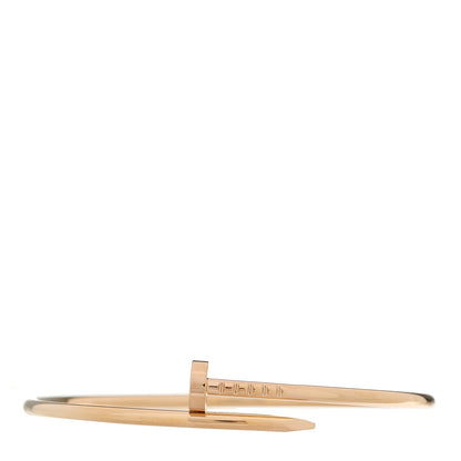 Cartier 18K Pink Gold Small Juste Un Clou Bracelet 17 1 of 3
