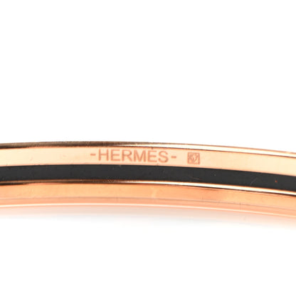Hermes Enamel Printed Extra Narrow Bracelet 65 4 of 5