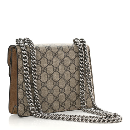 Gucci GG Supreme Monogram Mini Dionysus Shoulder Bag Taupe 3 of 9