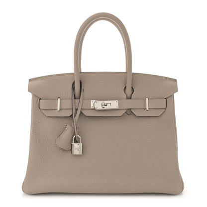 Hermes Togo Birkin 30 Gris Tourterelle 1 of 14