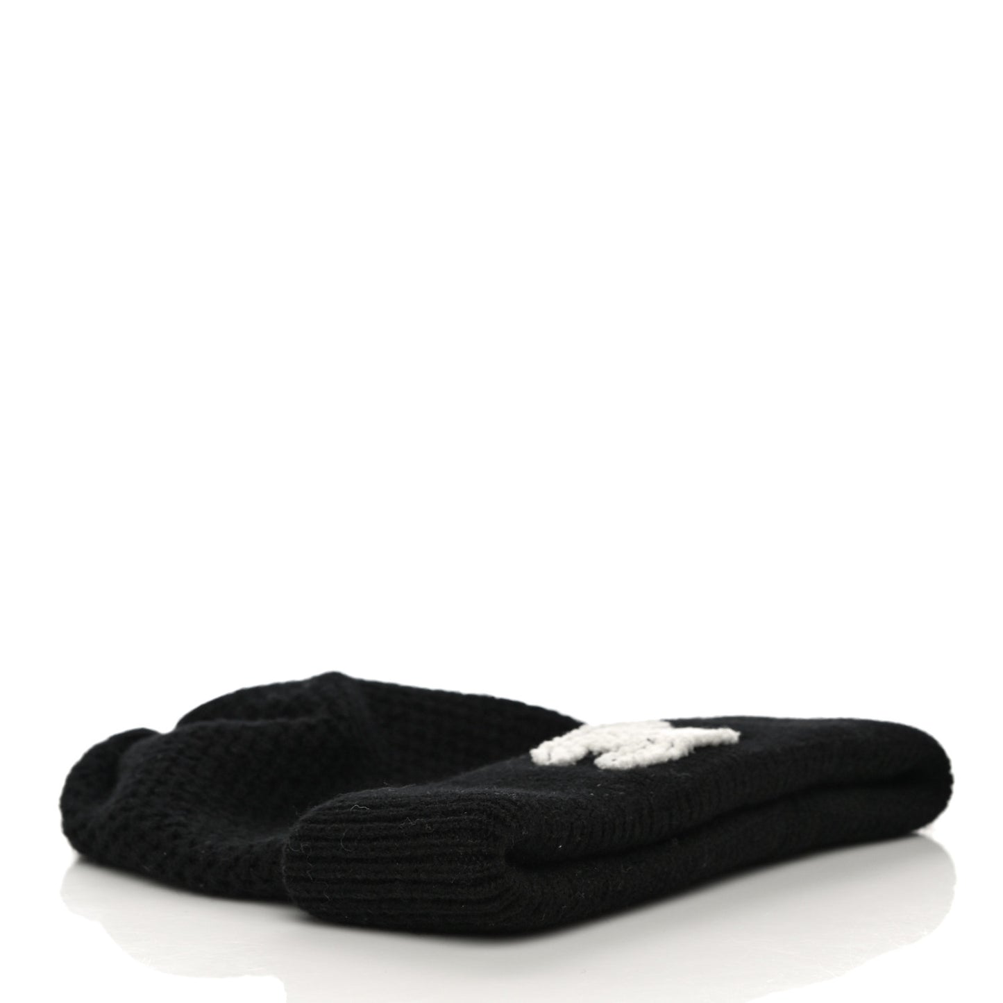 Cashmere CC Logo Beanie Hat Black