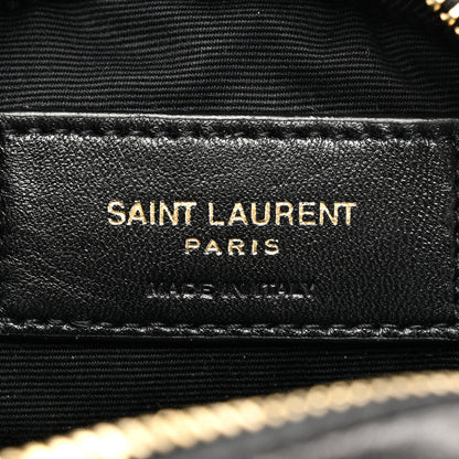 Saint Laurent Lambskin Quilted Lolita Cosmetic Pouch Black 6 of 7