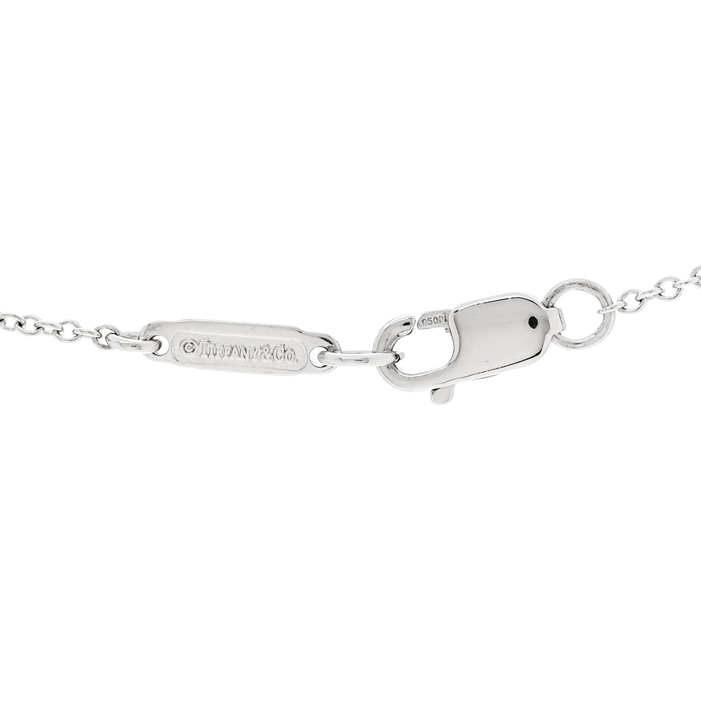 Platinum Diamond Star Drop Necklace