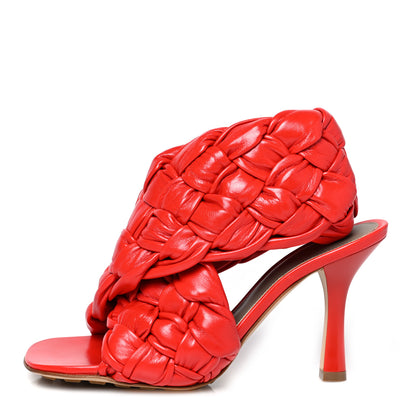 Bottega Veneta Shiny Nappa Intrecciato The Board Sandals 36 Nail Polish 1 of 7