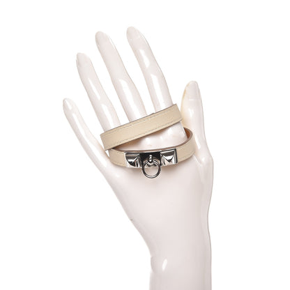 Hermes Swift Rivale Double Tour Bracelet XS Craie 2 of 6