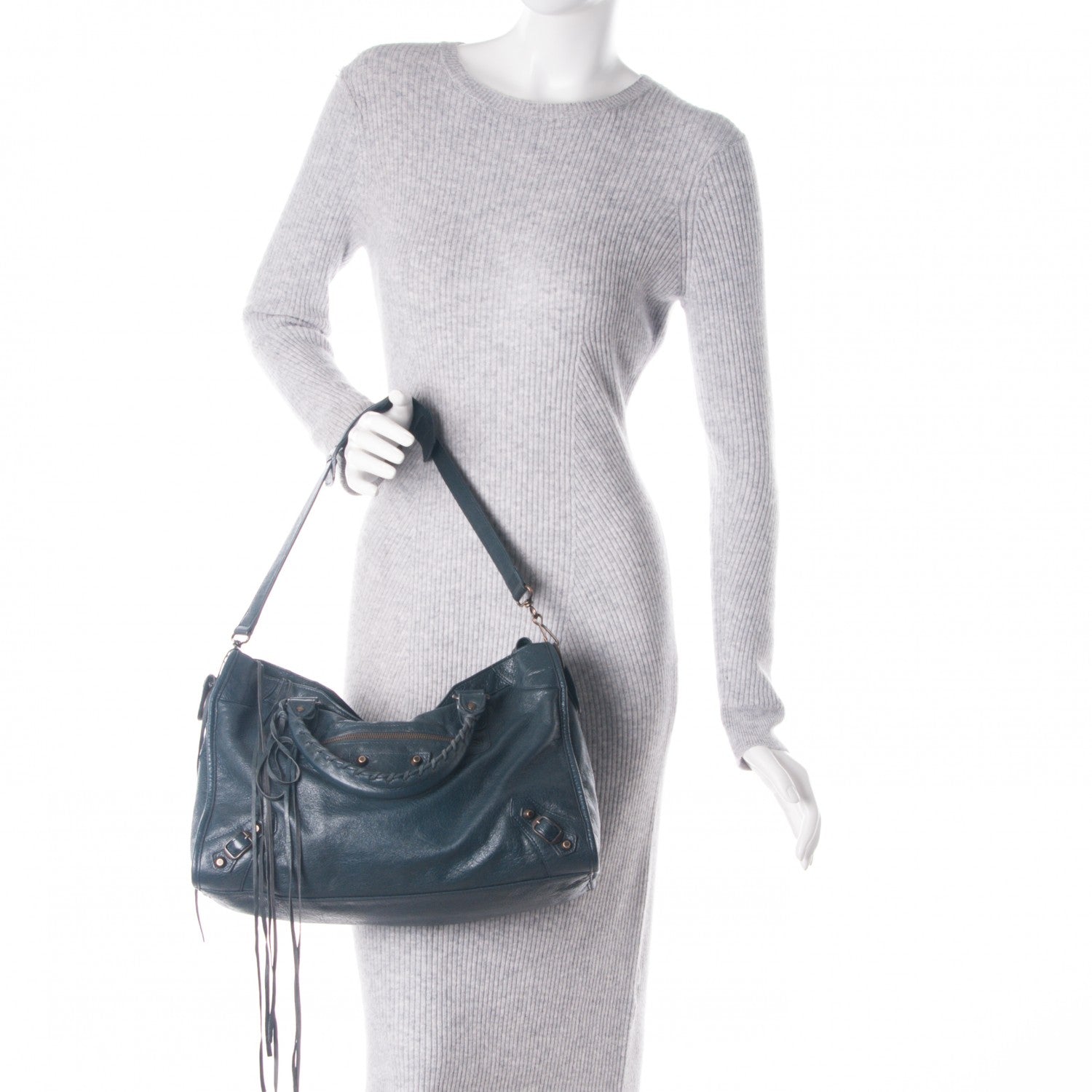 Balenciaga Agneau Classic Hardware City Anthracite 2 of 8