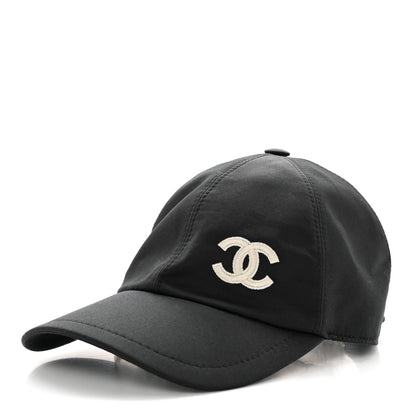 Chanel Cotton CC Cap Hat Black 1 of 10