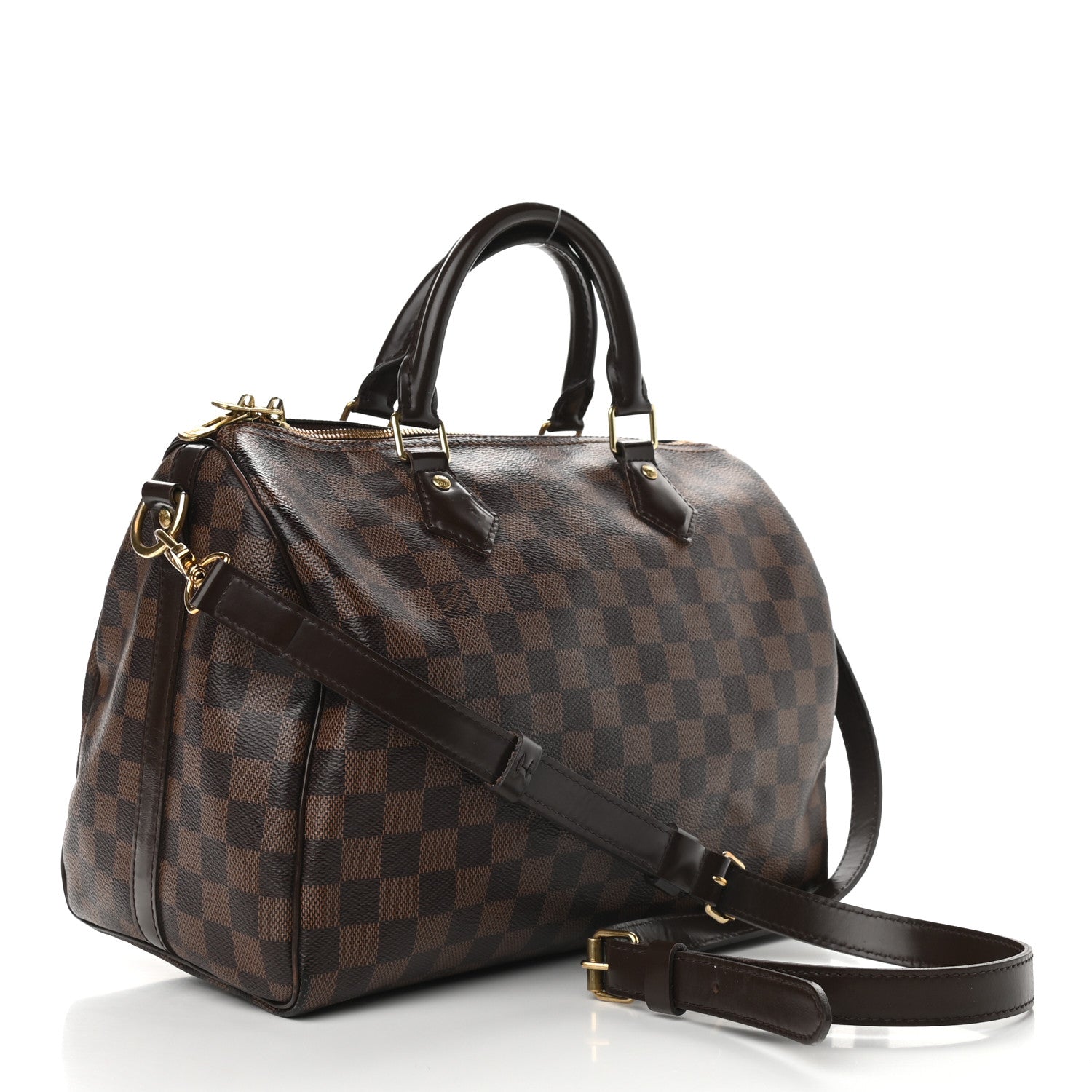 Louis Vuitton Damier Ebene Speedy Bandouliere 30 3 of 10