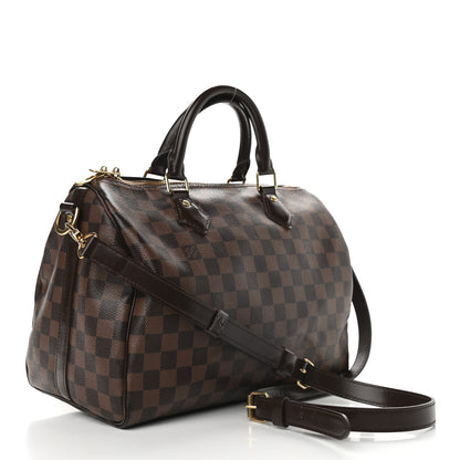 Louis Vuitton Damier Ebene Speedy Bandouliere 30 3 of 10