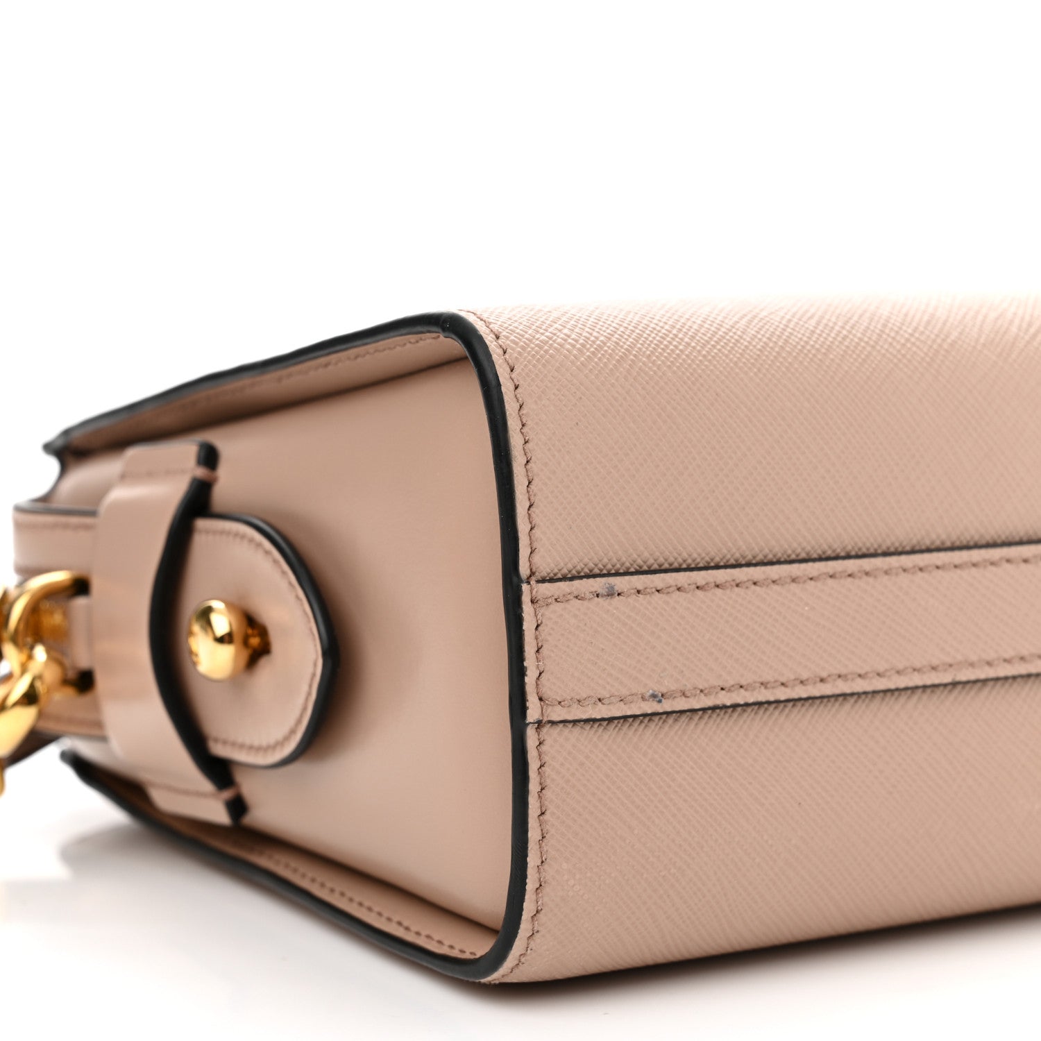 Prada Saffiano City Calfskin Esplanade Crossbody Bag Cipria 10 of 12