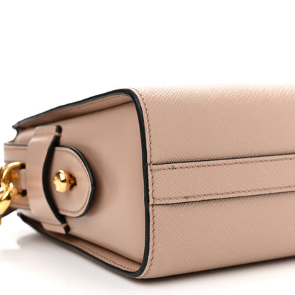 Prada Saffiano City Calfskin Esplanade Crossbody Bag Cipria 10 of 12