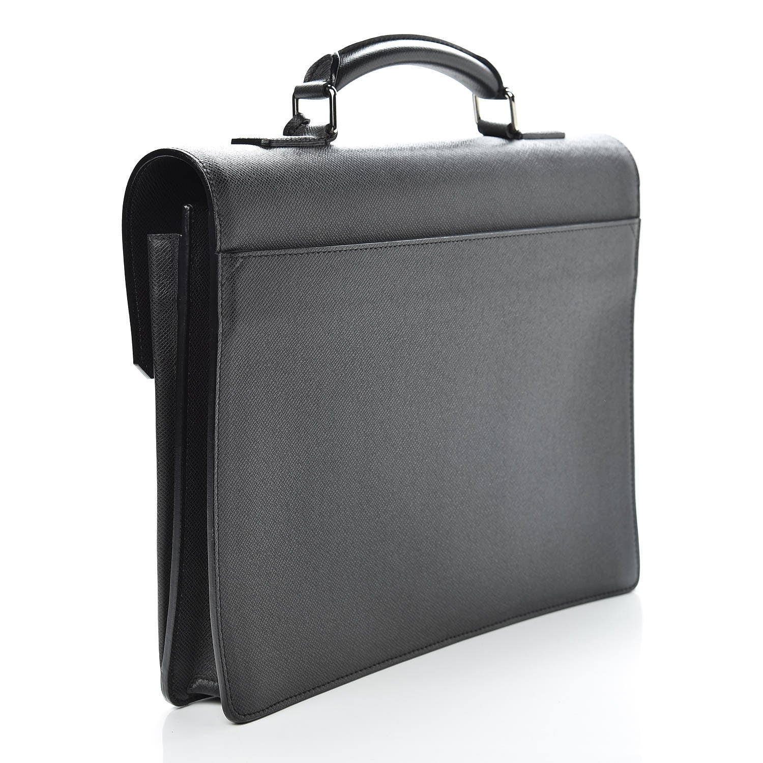 Louis Vuitton Taiga Robusto 1 Compartment Briefcase Black 3 of 12