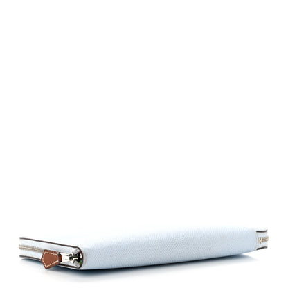Hermes Epsom Silk'in Wallet Bleu Brume 4 of 10