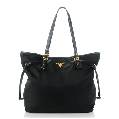 Prada Saffiano Tessuto Nylon Tote Black 1 of 9