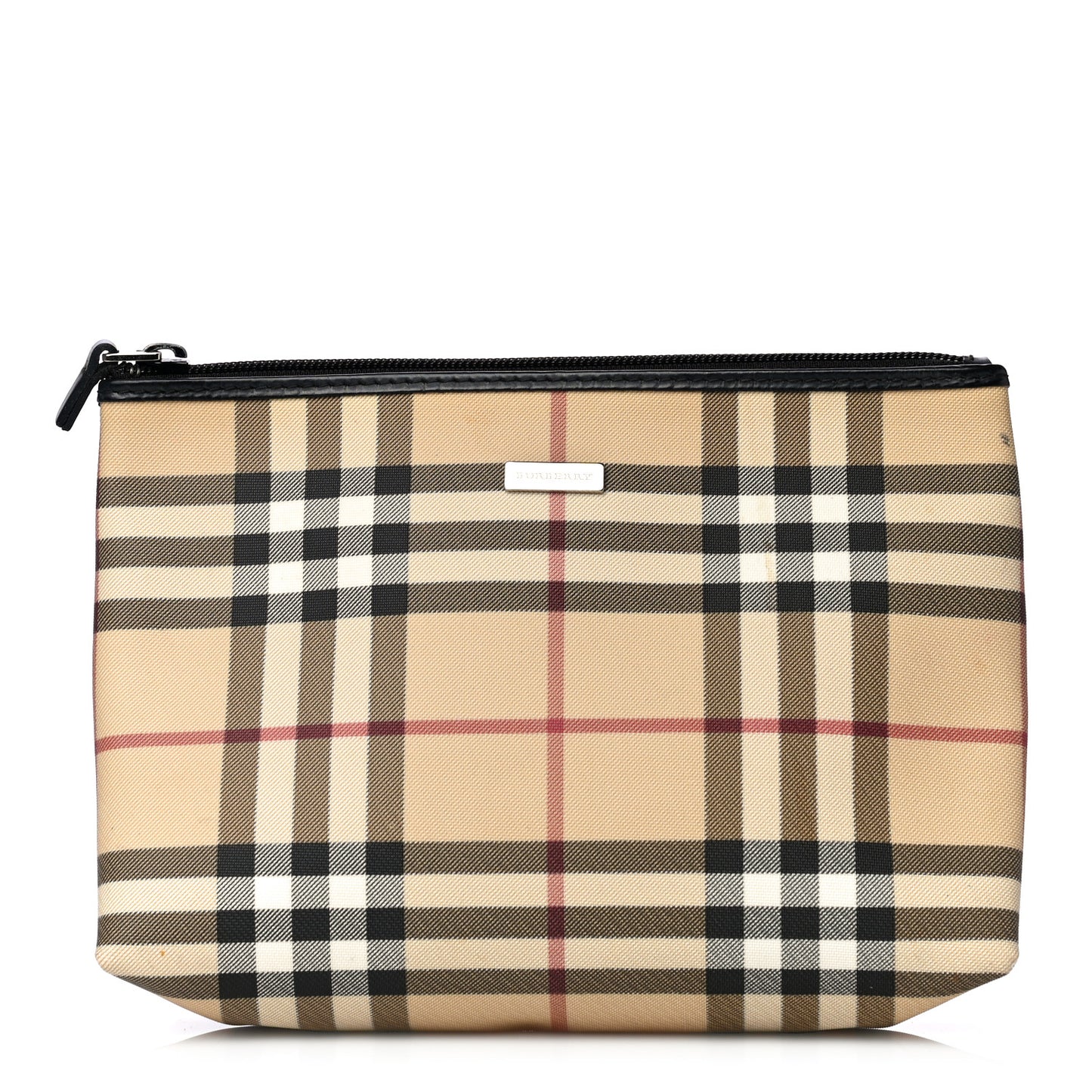 House Check Pouch Black