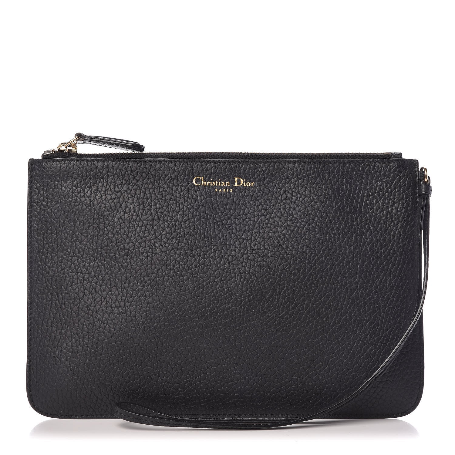 Christian Dior Bullcalf Diorissimo Pouch Black 1 of 12