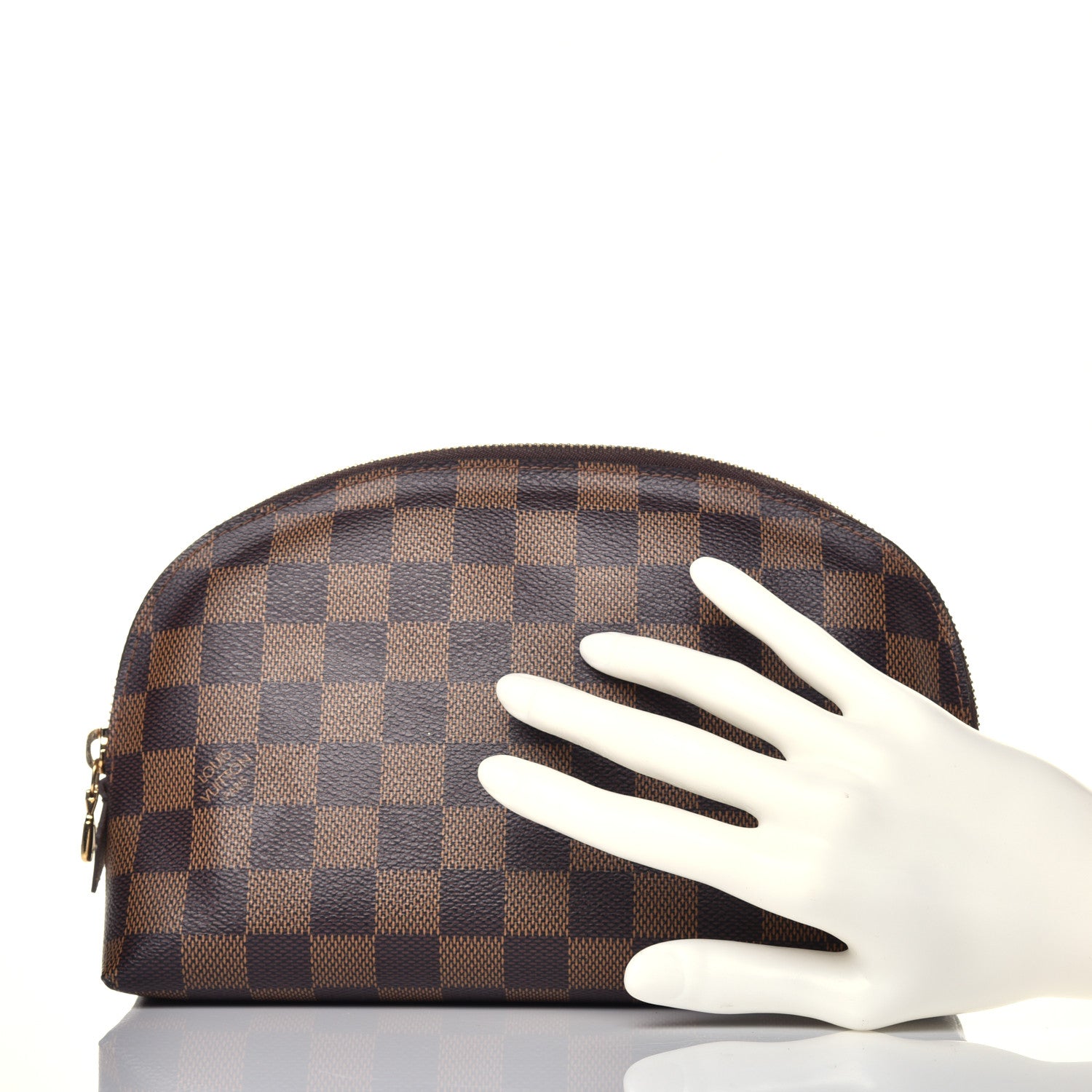 Louis Vuitton Damier Ebene Cosmetic Pouch GM 2 of 9