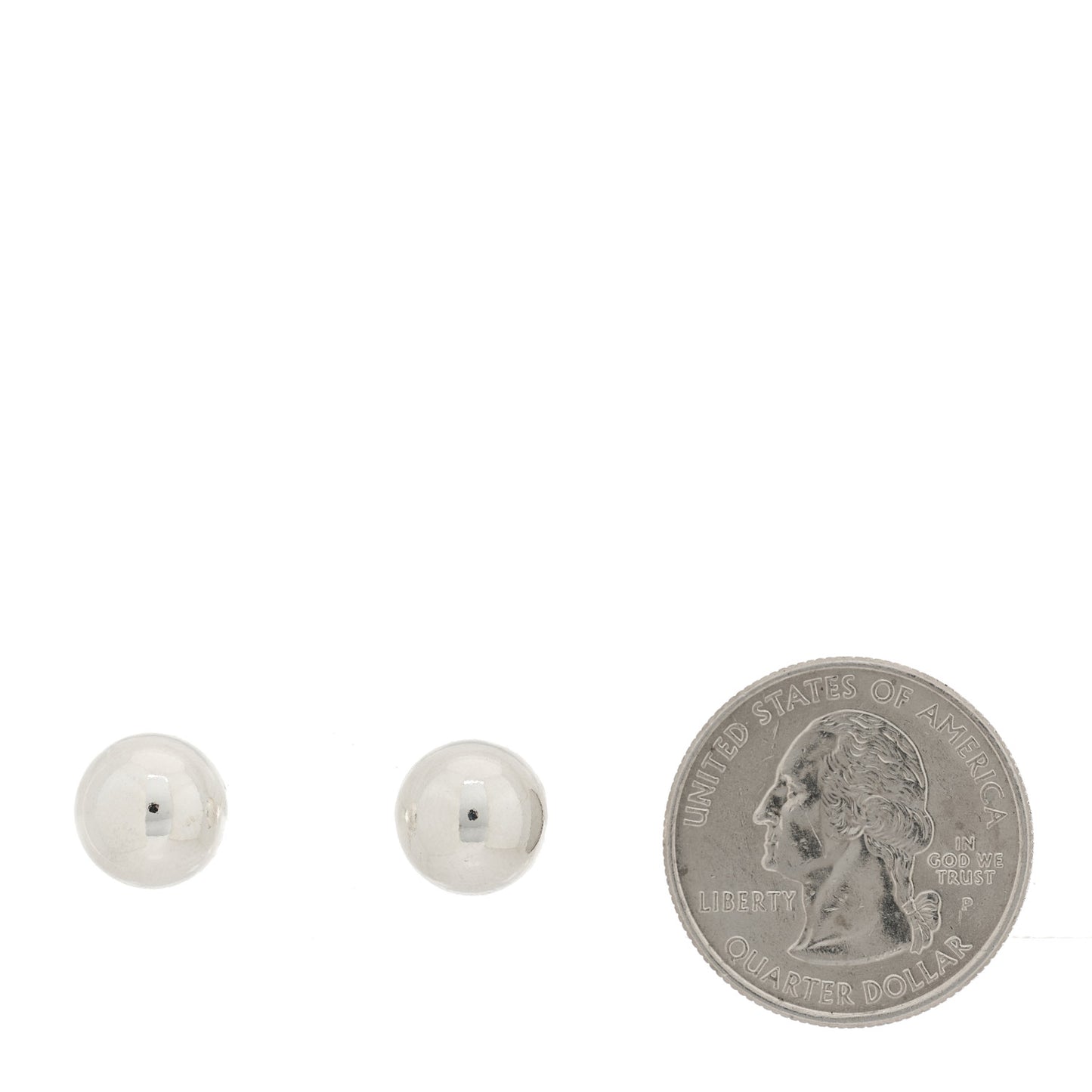 Sterling Silver 10mm Hardwear Ball Earrings