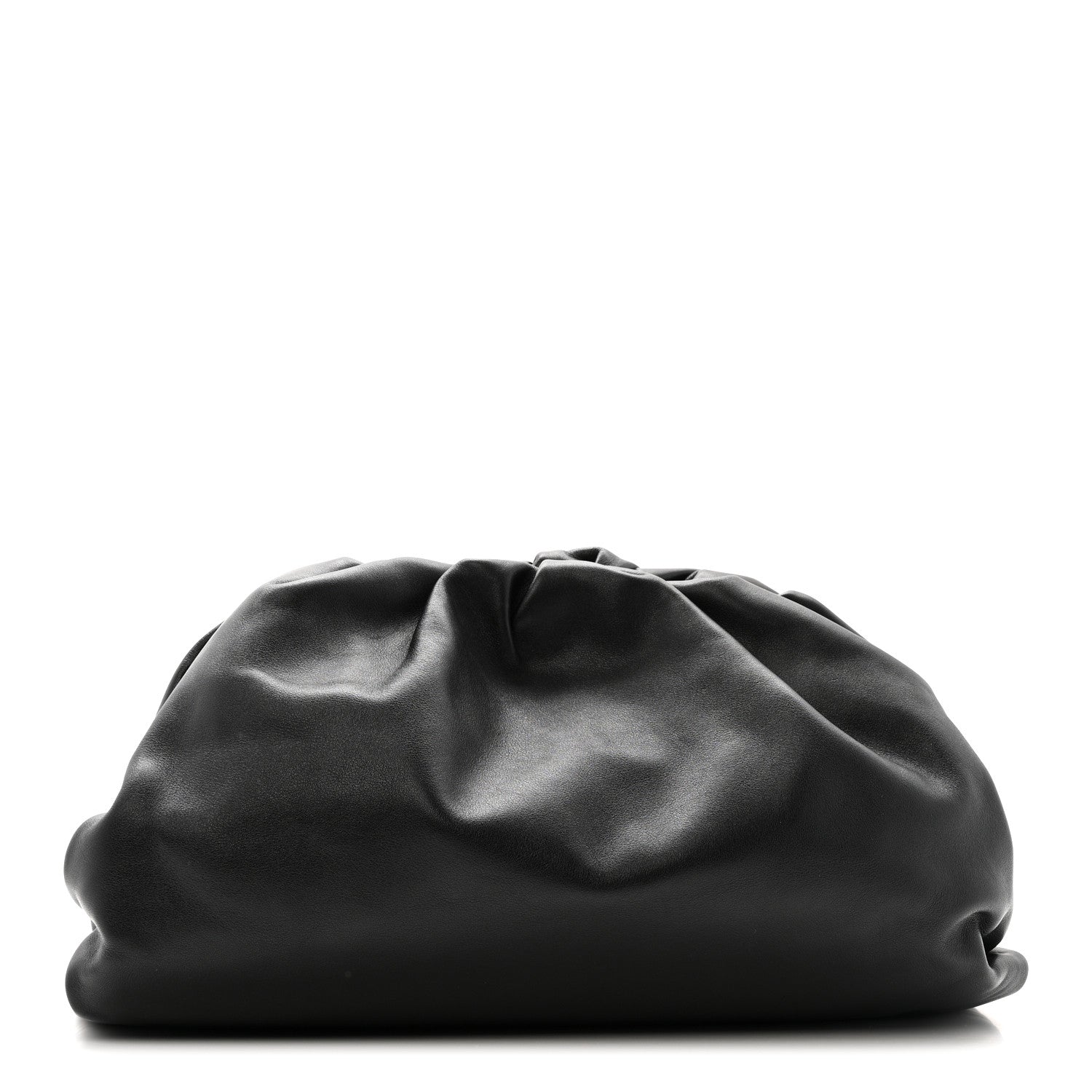 Bottega Veneta Smooth Butter Calf The Pouch Oversized Clutch Black 1 of 9