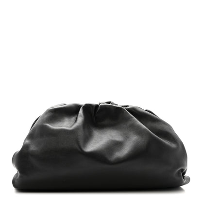 Bottega Veneta Smooth Butter Calf The Pouch Oversized Clutch Black 1 of 9