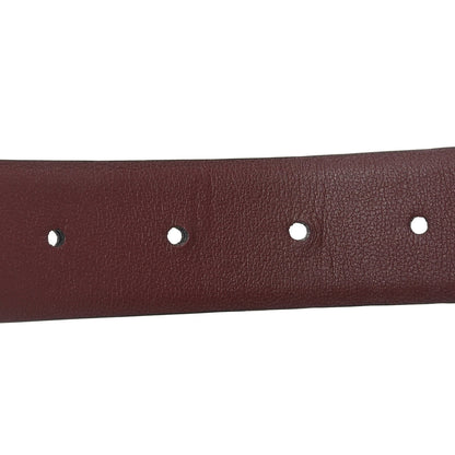 Chanel Calfskin CC Reversible 90 36 Belt Black Burgundy 5 of 6