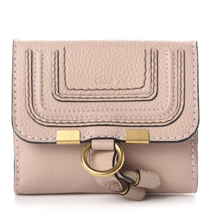 Chloe Grained Calfskin Marcie Square Wallet Blush Nude 1 of 6