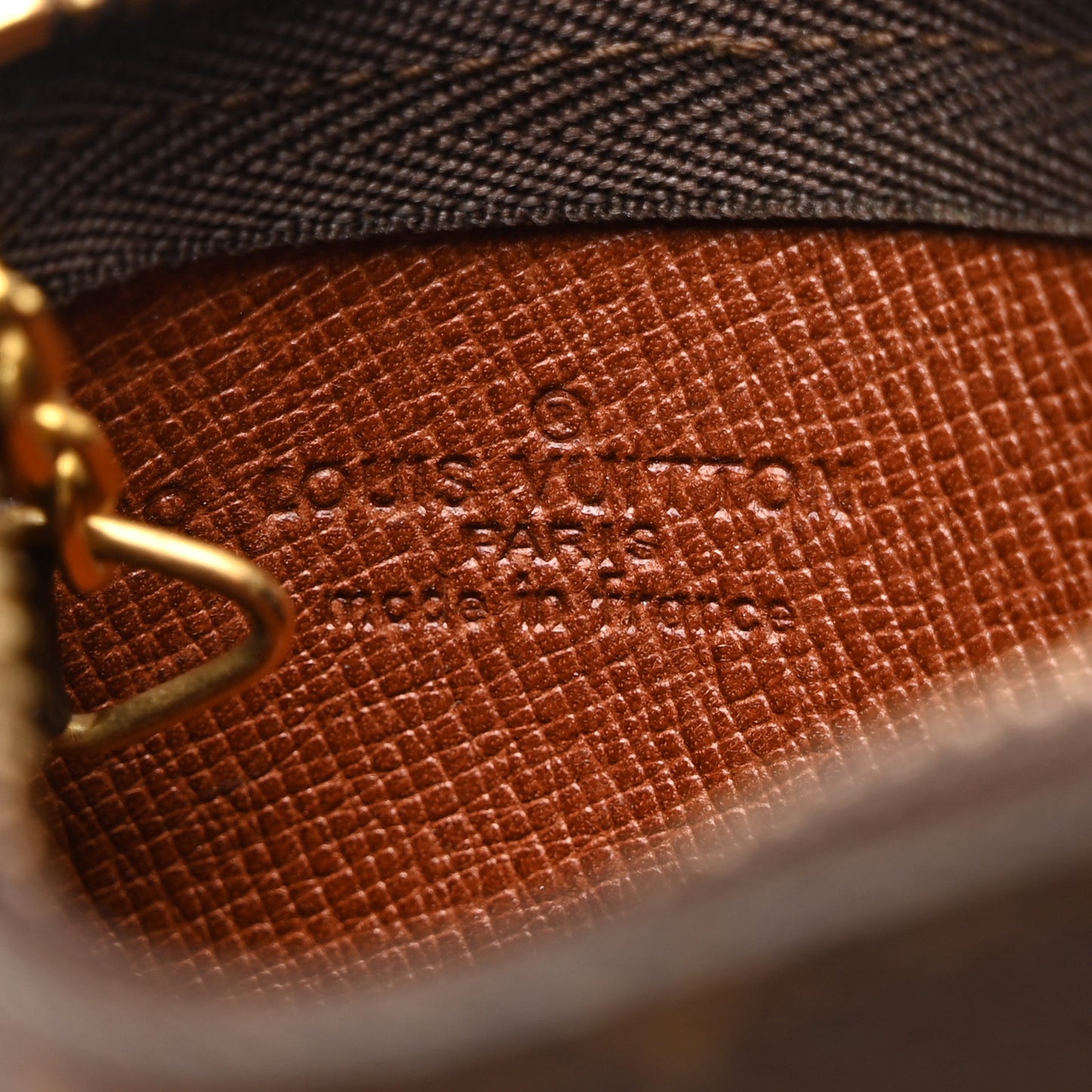 LOUIS VUITTON Monogram Key Pouch