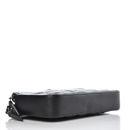Chanel Calfskin Quilted Small Boy Clutch With Chain Black 4 of 11