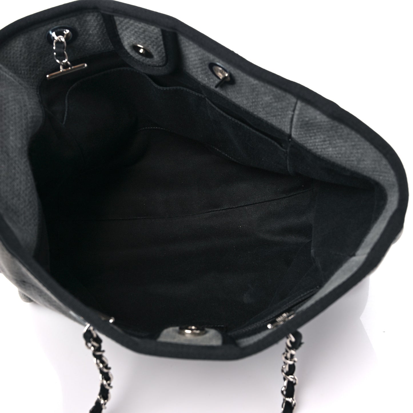 Canvas Small Deauville Tote Grey