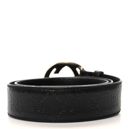 Gucci Calfskin Interlocking G 40mm Belt 90 36 Black 2 of 5