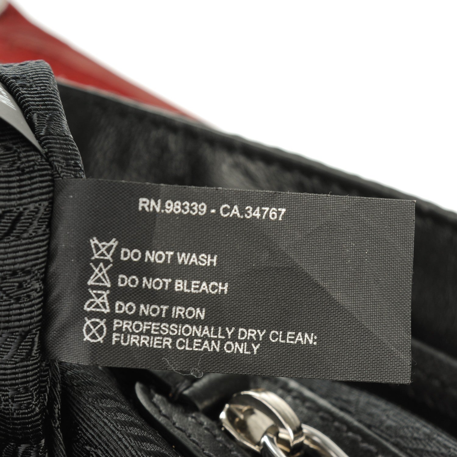 Prada Nylon Cavallino Leopard Print Shoulder Bag Black Miele Rosso 6 of 9