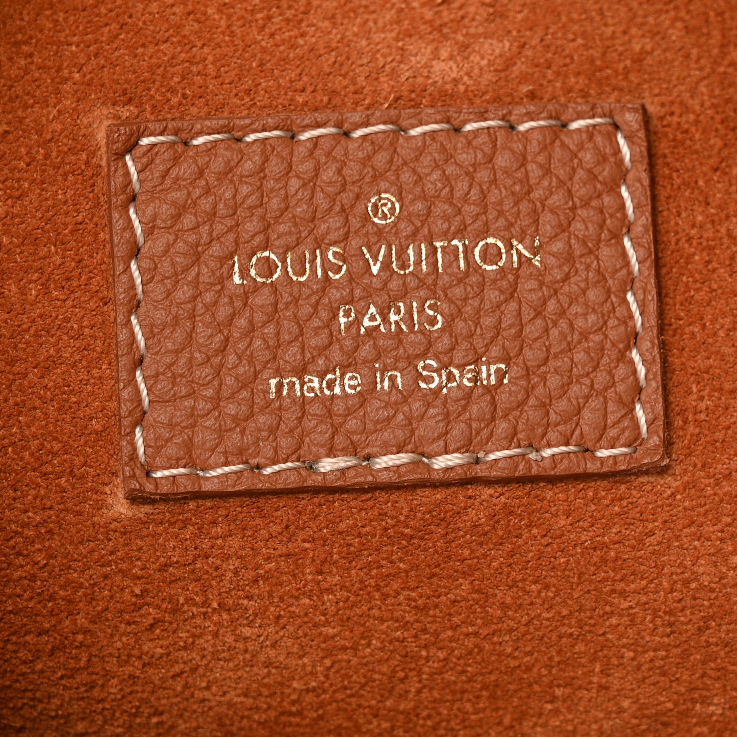 Grained Calfskin Low Key Hobo MM Cognac