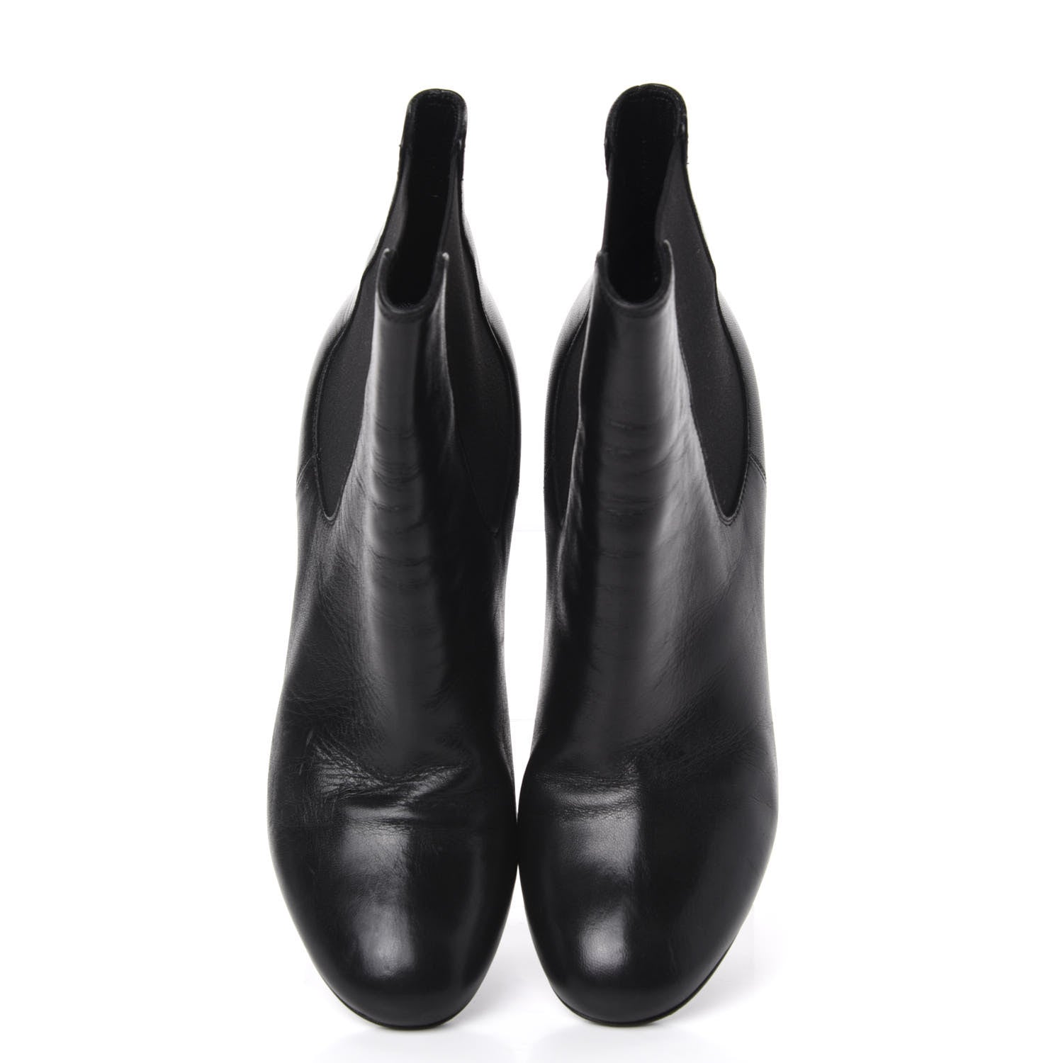 Saint Laurent Nappa Babies Chelsea 90 Ankle Boot 38 Black 5 of 10