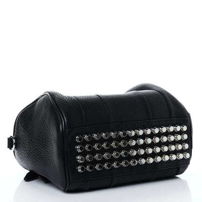 Alexander Wang Pebbled Lambskin Rockie Black Silver Hardware 3 of 4