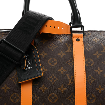 Louis Vuitton Monogram Macassar Keepall Bandouliere 45 Radiant Sun 6 of 8