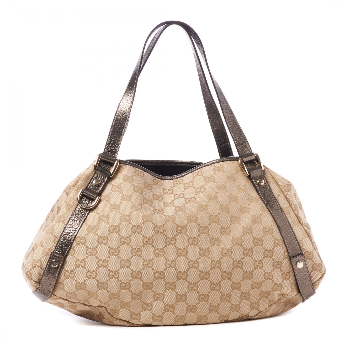 Monogram Medium Abbey Shoulder Bag Pewter