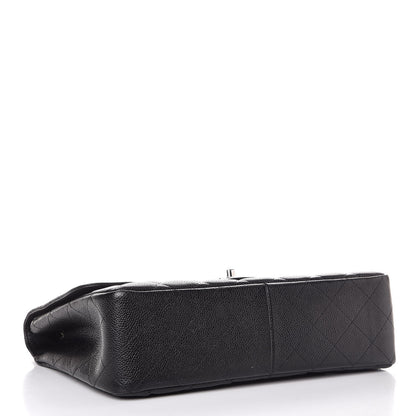 Chanel Caviar Quilted Jumbo Single Flap Black 4 of 7