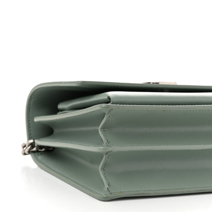 Saint Laurent Calfskin Small Monogram Sunset Vert Opaline 8 of 10