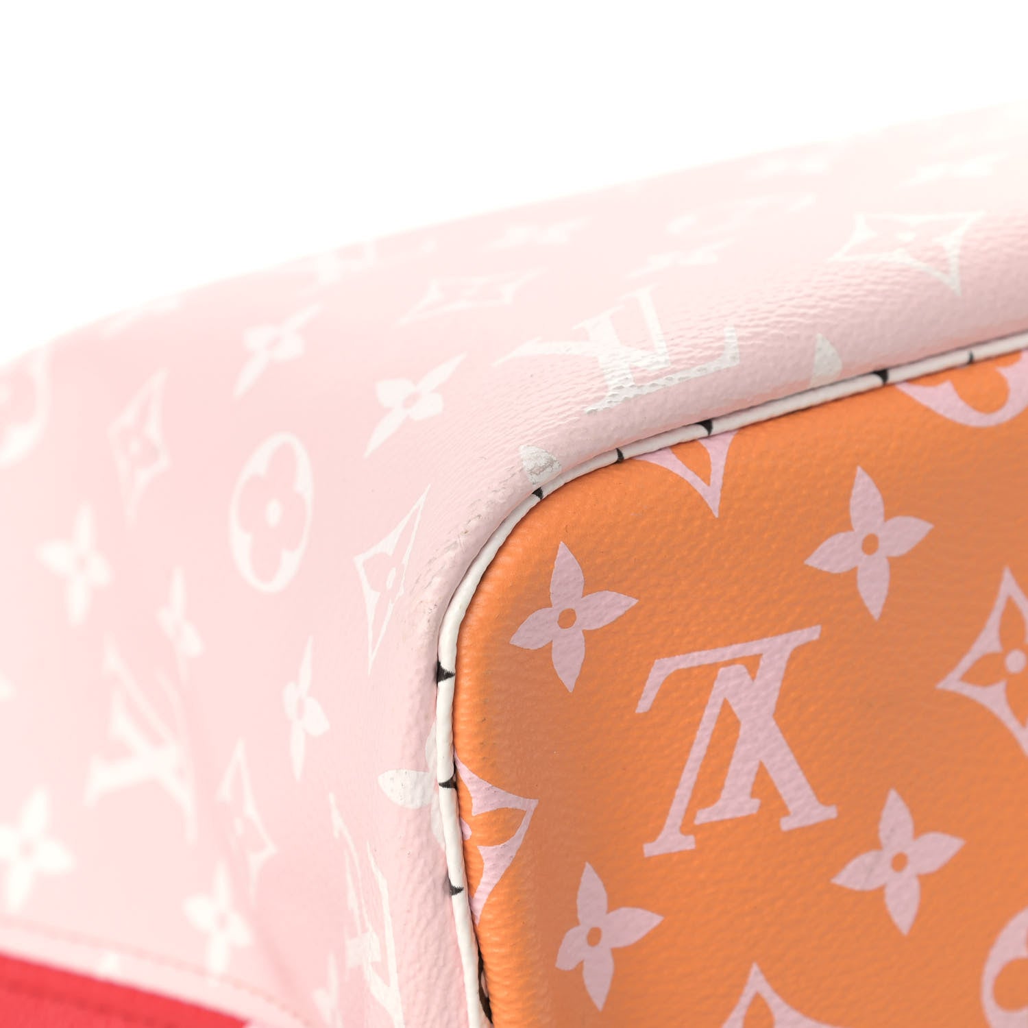 Louis Vuitton Monogram Giant Neverfull MM Rouge 10 of 13