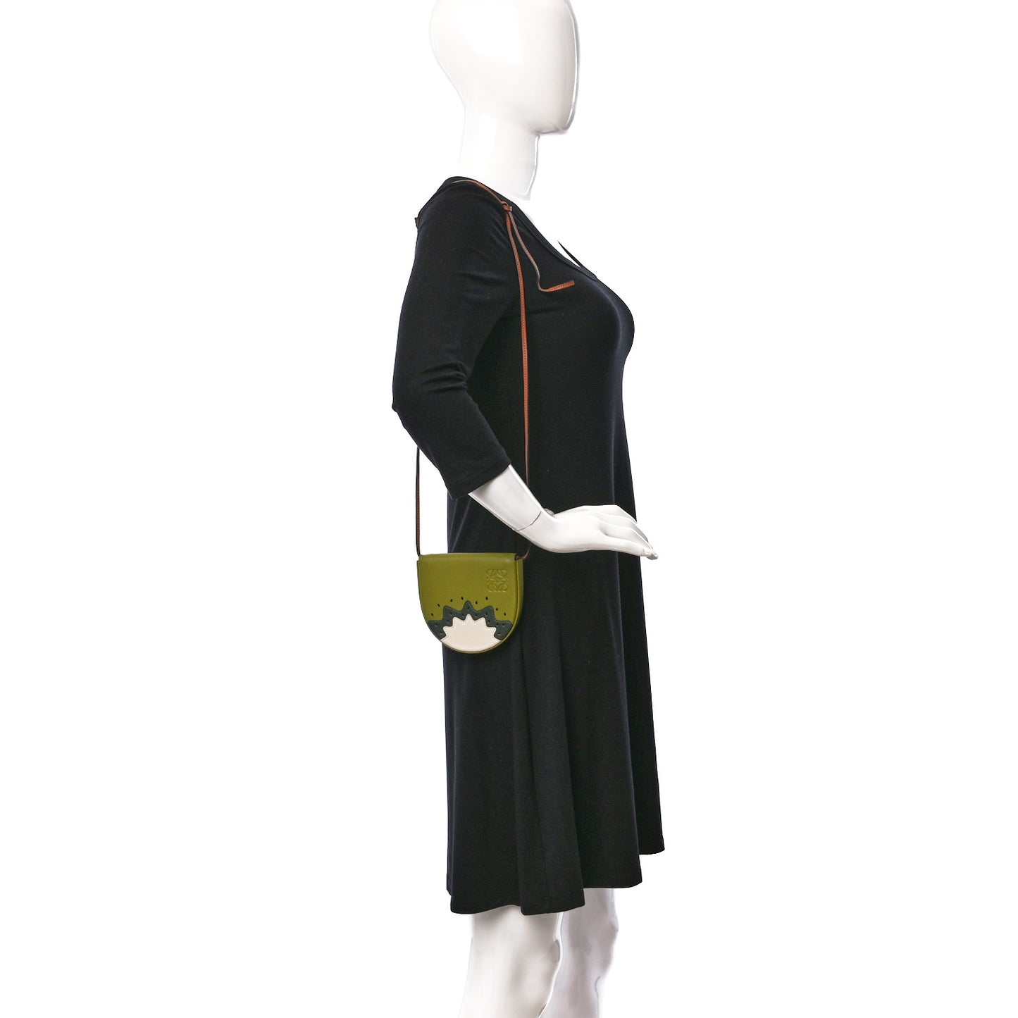 Calfskin Kiwi Small Heel Bag Pequena Verde