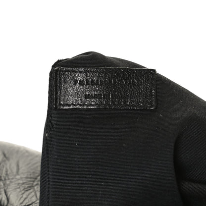 Saint Laurent Crocodile Embossed Lambskin Monogram Medium Niki Chain Satchel Black 8 of 11