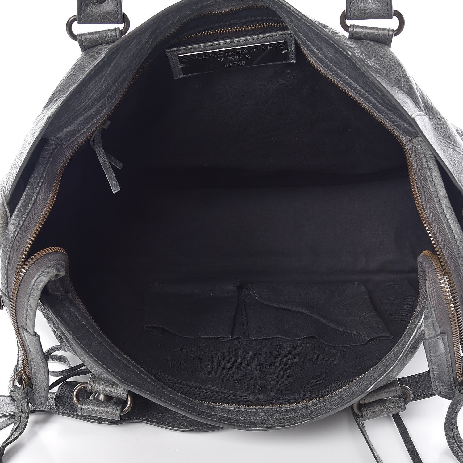 Balenciaga Agneau Classic Hardware City Gris Tarmac 6 of 10