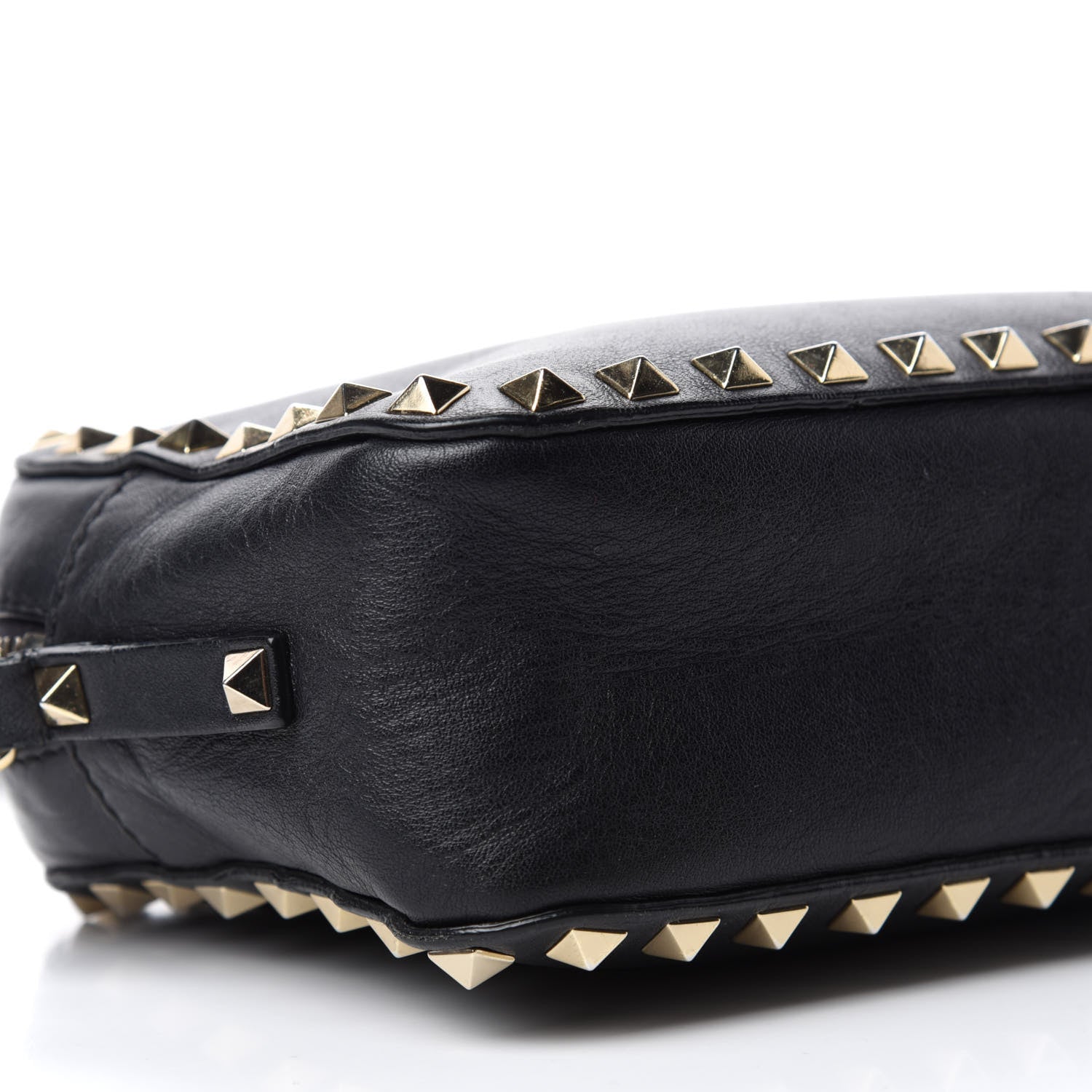 Valentino Garavani Calfskin Rockstud Camera Crossbody Bag Black 6 of 11