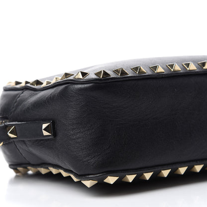 Valentino Garavani Calfskin Rockstud Camera Crossbody Bag Black 6 of 11