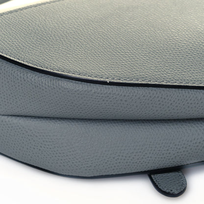 Christian Dior Grained Calfskin Saddle Bag Sky Blue 10 of 12