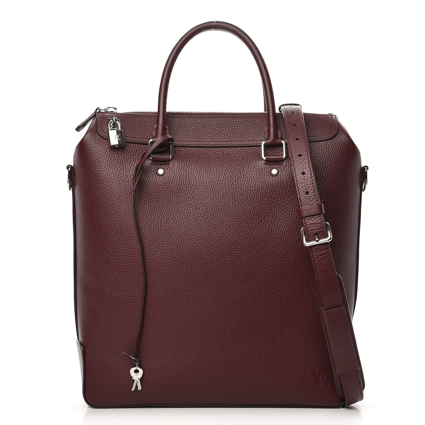 Taurillon Tote Zippe Bordeaux