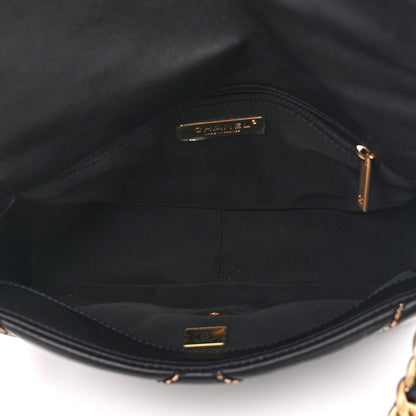 Chanel Lambskin Chain Quilted Medium Chanel 19 Flap Black 6 of 10